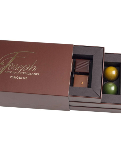 COFFRET 30 CHOCOLATS 100% PRALINÉS - 210G