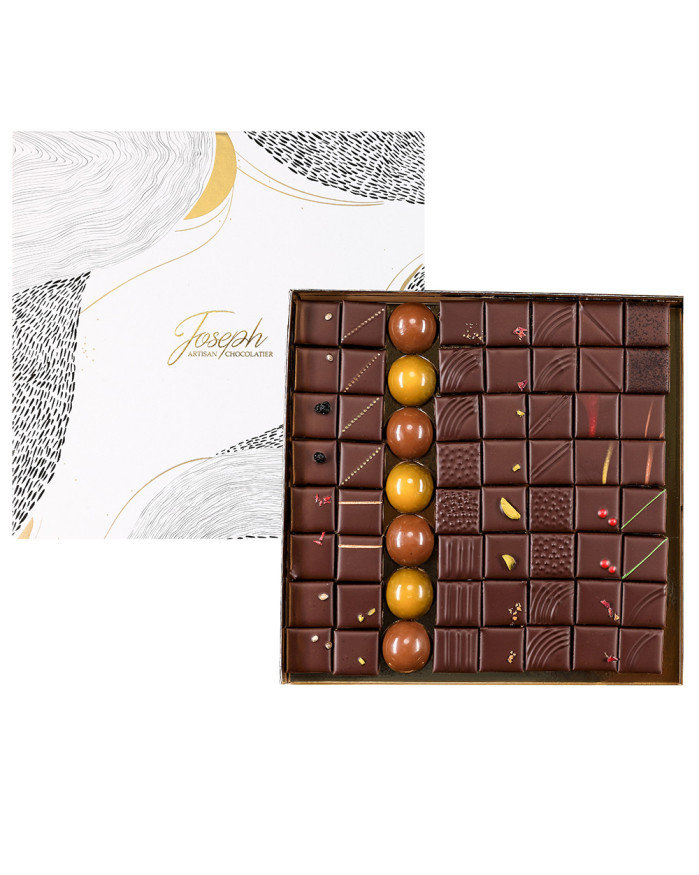 COFFRET PRESTIGE 64 CHOCOLATS : N°3  (520G)