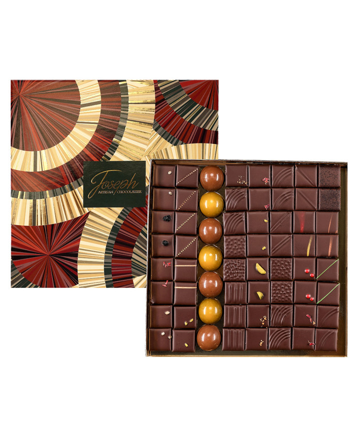 COFFRET PRESTIGE 64 CHOCOLATS : N°2  (520G)