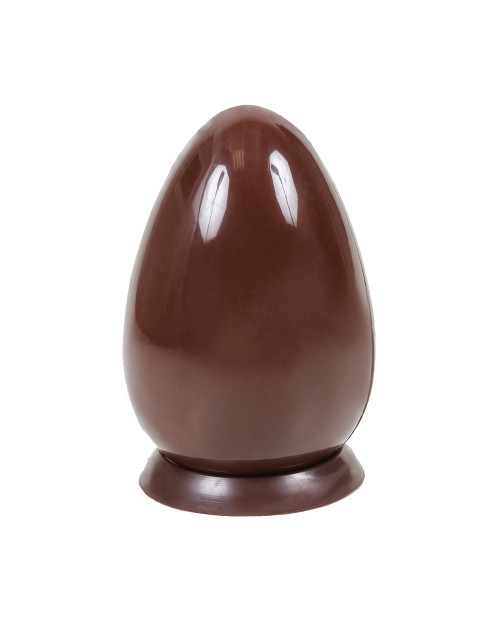 OEUF 10CM CHOCOLAT NOIR (90gr) ET GARNI DE FRITURES