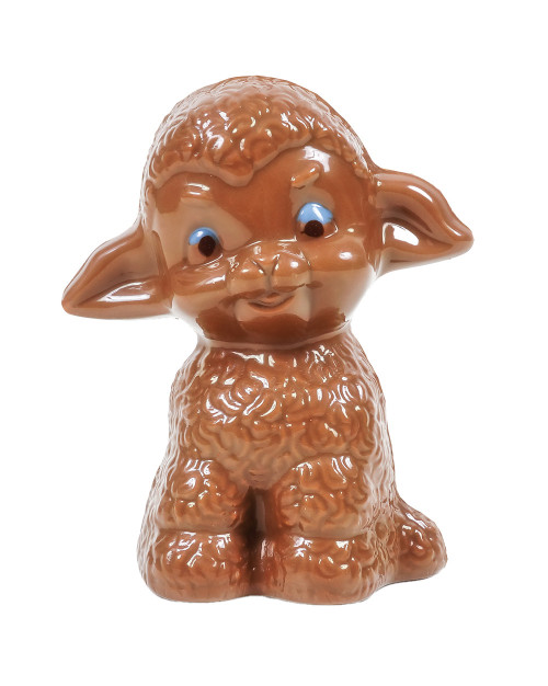 AGNEAU CHOCOLAT LAIT PETIT MODÈLE (95gr) ET GARNI DE FRITURES