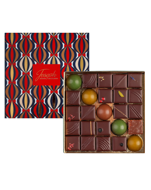 COFFRET PRESTIGE 25 CHOCOLATS NOEL  : N°6  (180G)